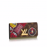 Louis Vuitton Monogram Canvas and Epi with Kabuki Stickers Twist Wallet