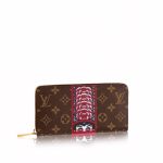 Louis Vuitton Monogram Canvas with Kabuki Stickers Zippy Wallet