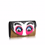 Louis Vuitton Monogram Reverse and Epi Kabuki Mask Sarah Wallet