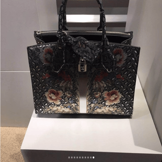 Louis Vuitton Brown, Pattern Print 2022 Python-Trimmed Mini City Steamer