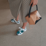 Louis Vuitton Tan Crocodile Cube Shaped Bag