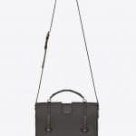 Saint Laurent Asphalt Gray Charlotte Large Pouch Bag