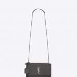 Saint Laurent Asphalt Gray Medium Sunset Bag