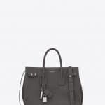 Saint Laurent Asphalt Gray Small Sac De Jour Souple Bag