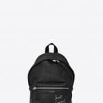 Saint Laurent Black Embroidered Mini Toy City Backpack Bag