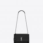 Saint Laurent Black Large Sunset Bag