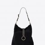 Saint Laurent Black/Chocolate Medium Hobo Bag