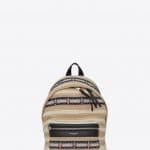 Saint Laurent Black/Ivory Berber Cloth Toy City Backpack Bag