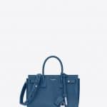 Saint Laurent Denim Blue Baby Sac De Jour Souple Bag