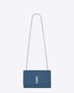 Saint Laurent Denim Blue Medium Kate Satchel Bag