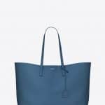 Saint Laurent Denim Blue Shopping Bag
