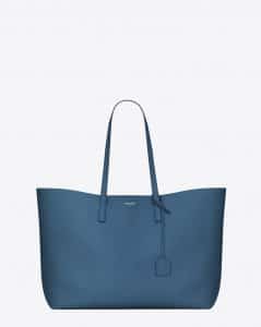 Saint Laurent Denim Blue Shopping Bag