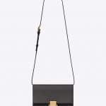 Saint Laurent Gray Leather/Suede Bellechasse Medium Bag