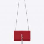 Saint Laurent Red Medium Kate Satchel Tassel Bag