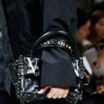 Valentino Black Printed Rockstud Top Handle Bag - Spring 2018