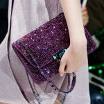 Valentino Purple Embellished Demilune Shoulder Bag 2 - Spring 2018