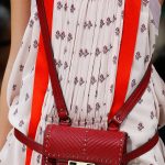 Valentino Red Ziggy Stud Belt Bag - Spring 2018