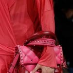 Valentino Red/Fuchsia Rockstud Top Handle Bag - Spring 2018