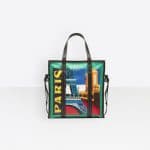 Balenciaga Multicolor Bazar Paris Shopper S Bag