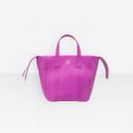 Balenciaga Rose Magenta Laundry Cabas XS Bag