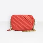 Balenciaga Rouge Tango Blanket Reporter XS Bag