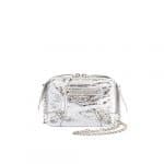 Balenciaga Silver Metallic Classic Reporter XS Bag