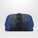 Bottega Veneta Cobalt Blue Nappa The Lauren 1980 Clutch Bag