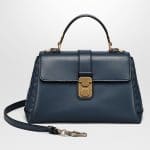 Bottega Veneta Denim Calf Small Piazza Bag