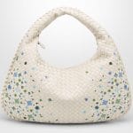 Bottega Veneta Mist Intrecciato Meadow Flower Medium Veneta Bag