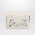 Bottega Veneta Mist Intrecciato Meadow Flower Mini Montebello Bag