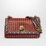 Bottega Veneta Multicolor Intrecciato Nappa Olimpia Knot Bag