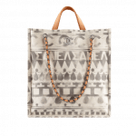 Chanel Beige Iliad Large Shopping Bag