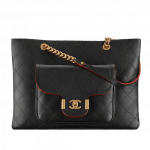 Chanel Black Archi Chic Large Shopping Bag