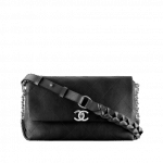 Chanel Black Braided with Style Small Flap Bag