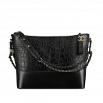 Chanel Black Gabrielle Medium Hobo Bag