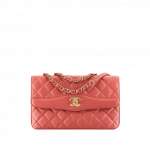 Chanel Rosewood Lambskin Medium Flap Bag