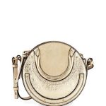 Chloe Gold Metallic Mini Pixie Bag