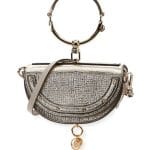 Chloe Gold Metallic Nile Small Bracelet Minaudiere Bag