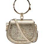 Chloe Gold Metallic Small Nile Bracelet Bag