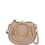 Chloe Gray Medium Nile Bracelet Bag