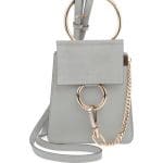 Chloe Light Gray Faye Small Bracelet Bag