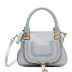 Chloe Light Gray Small Marcie Bag