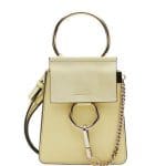 Chloe Light Yellow Faye Small Bracelet Bag