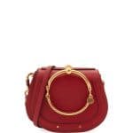Chloe Red Small Nile Bracelet Bag