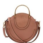 Chloe Taupe Calfskin/Suede Medium Pixie Bag