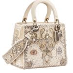 Dior Beige Beaded Lady Dior Bag
