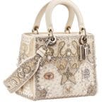 Dior Beige Beaded Lady Dior Bag