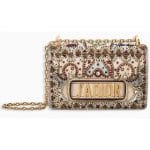 Dior Beige Embroidered J'adior Flap Bag