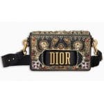 Dior Black Embroidered Dio(r)evolution Flap Bag