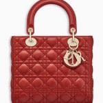 Dior Red Lady Dior Bag